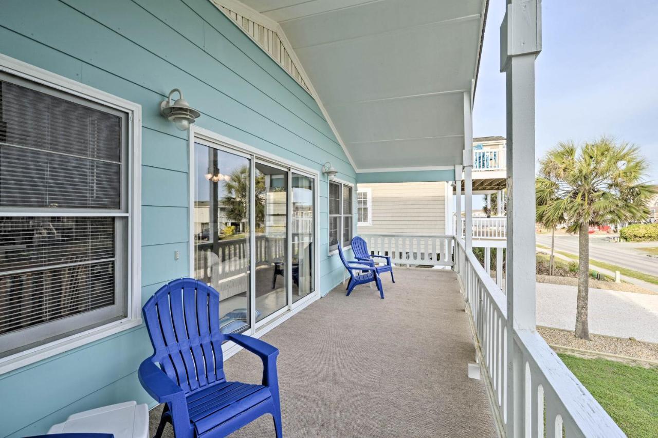 Pet-Friendly Second Row House Steps To Beach! Holden Beach Exterior foto