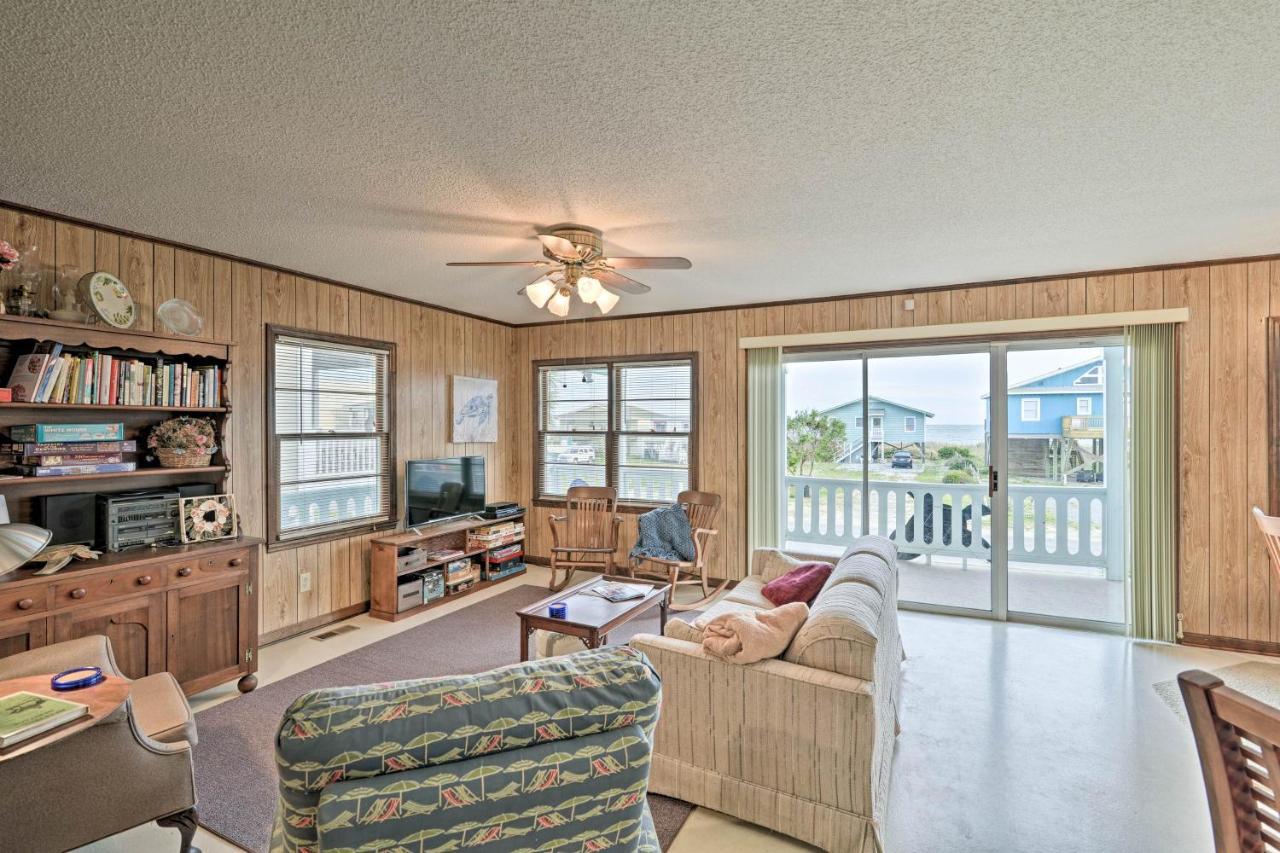 Pet-Friendly Second Row House Steps To Beach! Holden Beach Exterior foto