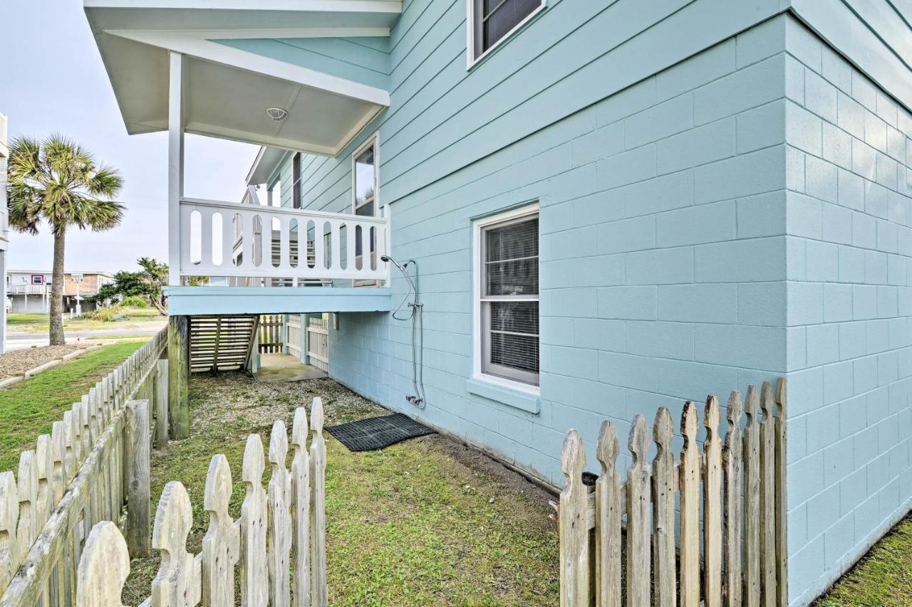 Pet-Friendly Second Row House Steps To Beach! Holden Beach Exterior foto